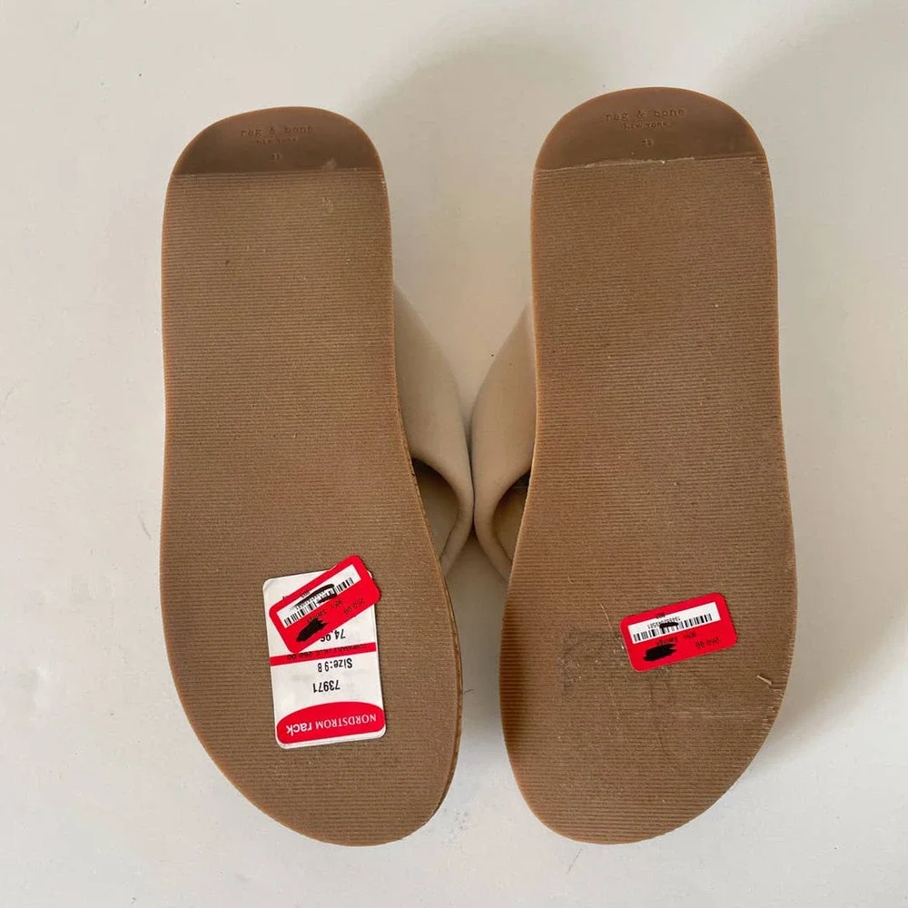 NWT Rag & Bone Parque Thong Sandal Flip Flop in Paloma, Size 39 🗣LAST CHANCE🗣 - Picture 4 of 5